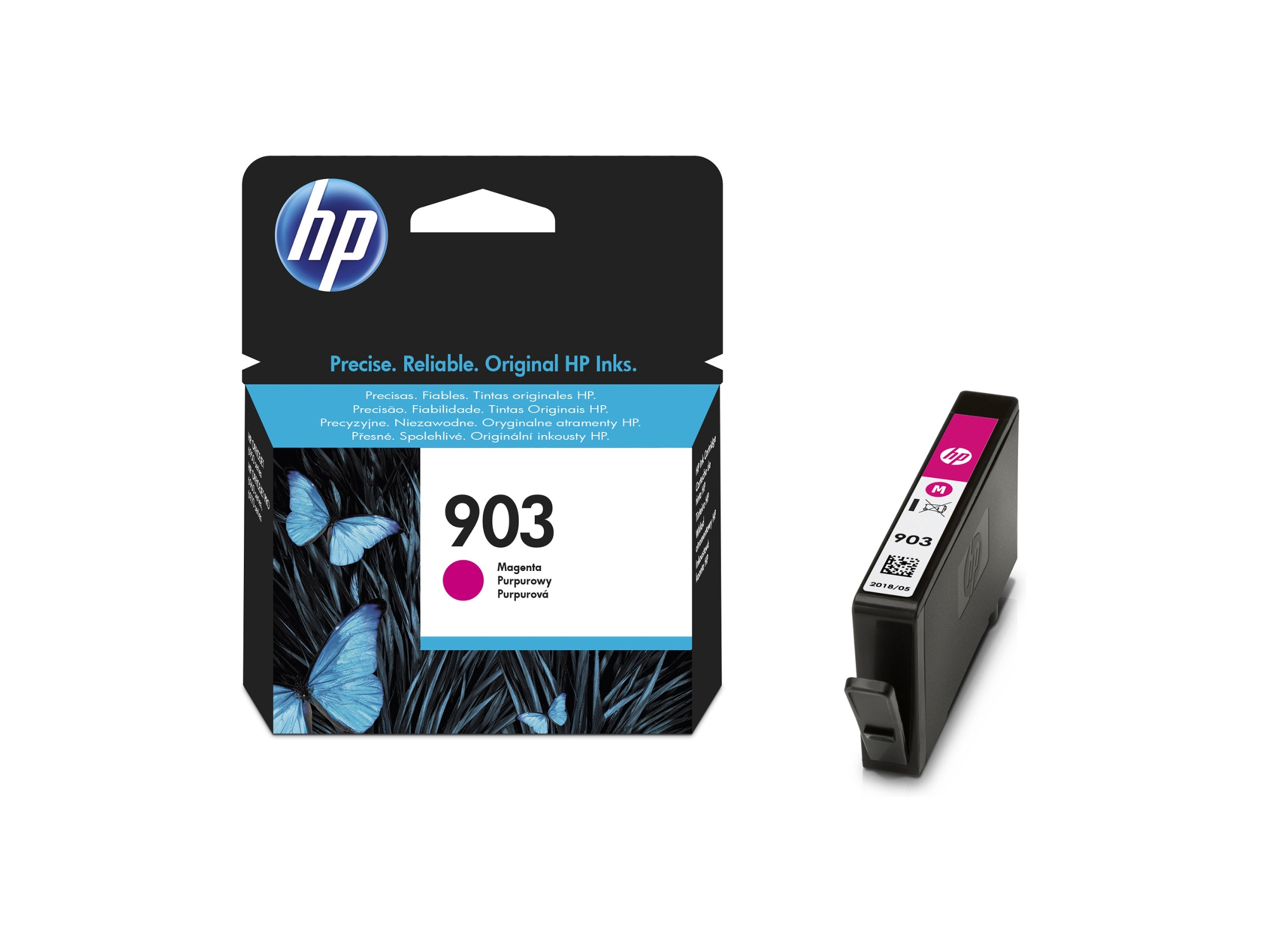 Cartucho de tinta Original HP 903 Magenta para serie Officejet Pro 6000