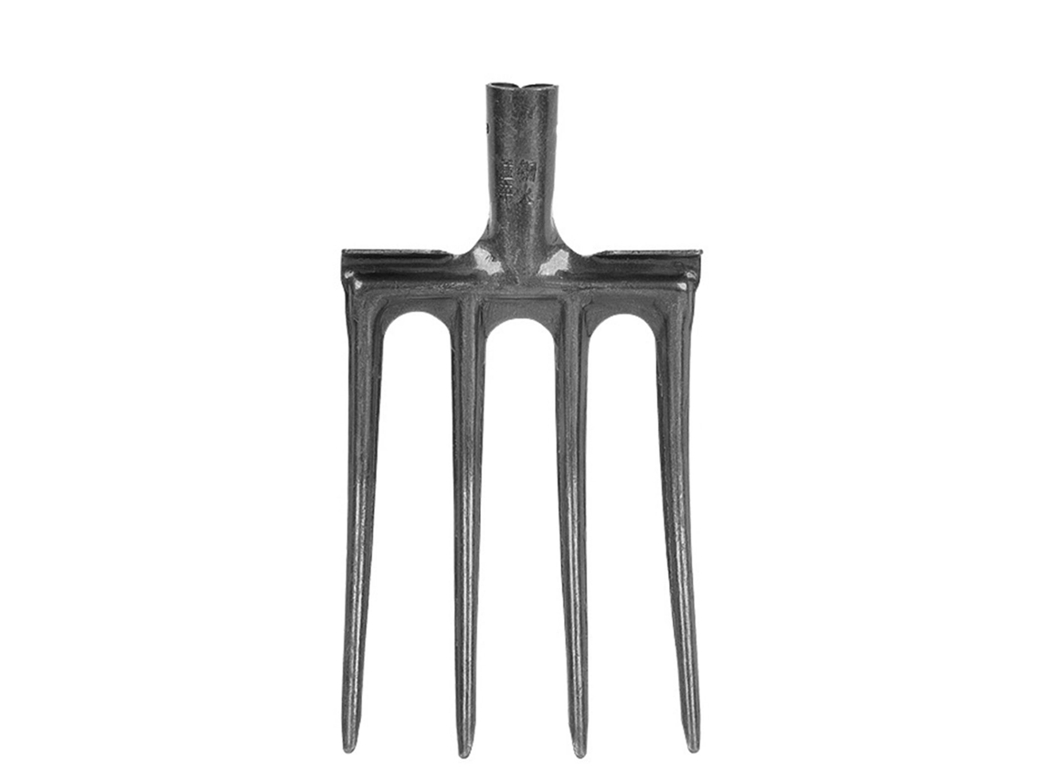 Horquilla De Excavación De Acero De Alto Contenido De Carbono Con 4 Dientes Resistentes A La Corrosión Para Uso En Jardinería.
