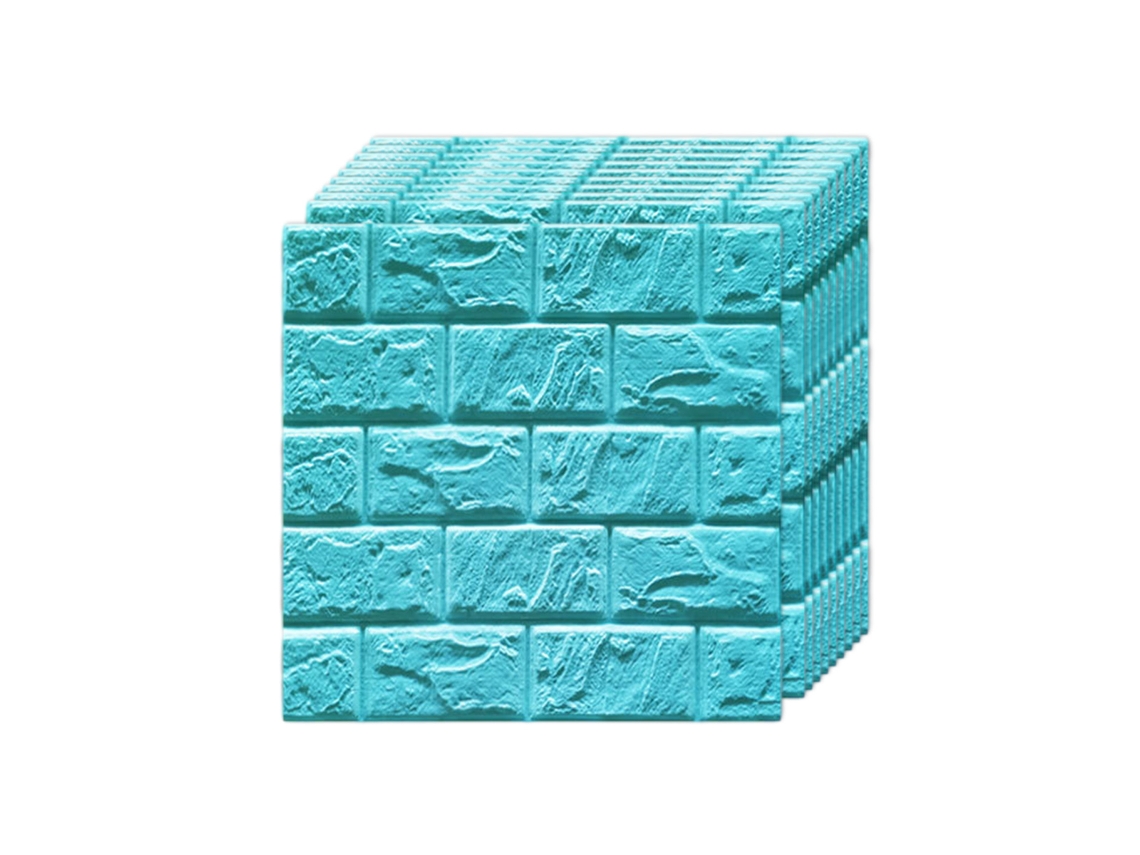 10 paneles de pared 3D autoadhesivos para decoración de interiores (30 cm de cobertura). Kofihety