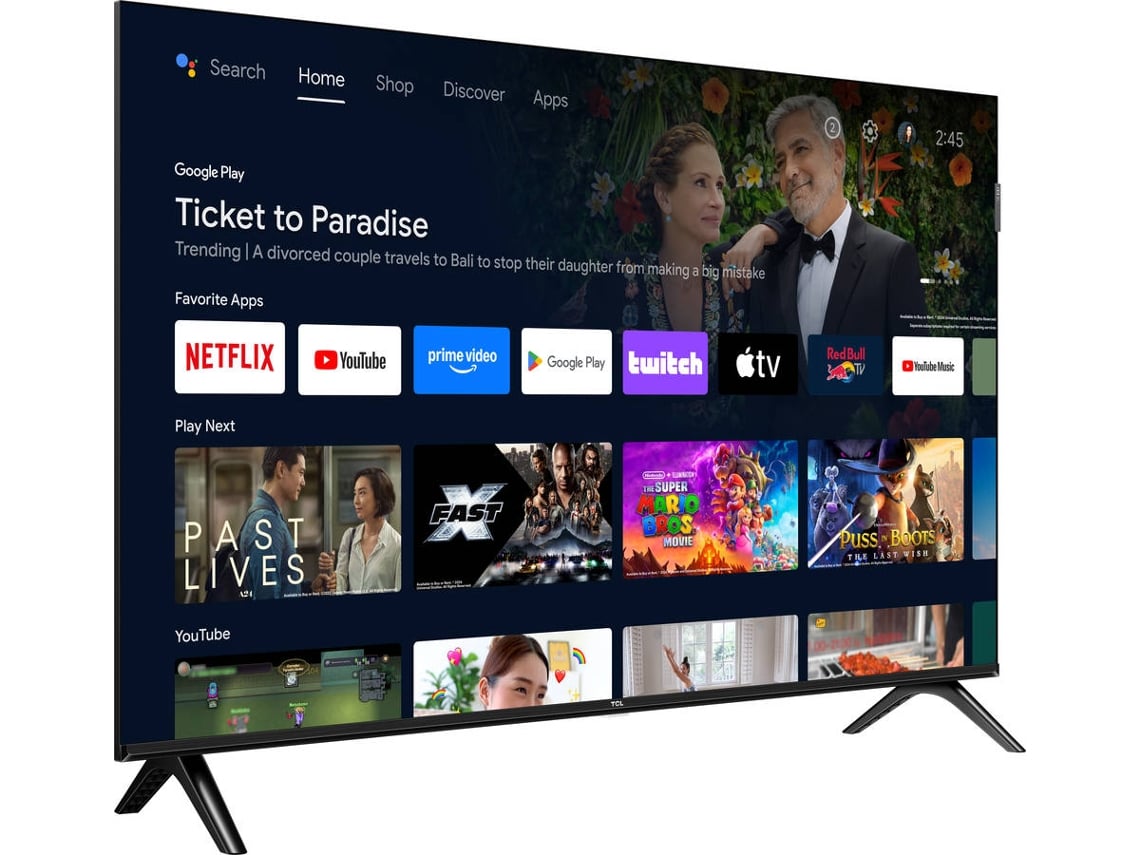 TV TCL 32S5K (QLED - 32'' - 81 cm - Full HD - Smart TV) | Worten.es