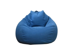 Funda grande para sillón New Fasst, apta para adultos y niños, confeccionada en tejido lavable de algodón y lino, con cremallera y correa ocultas.