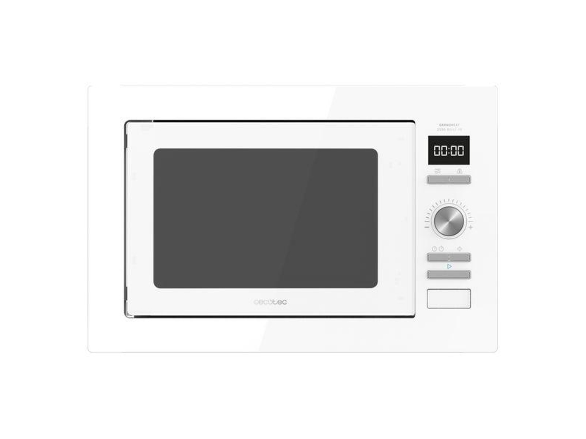 Microondas Integrable CECOTEC GrandHeat 2590 (25 L - Con Grill - Blanco)