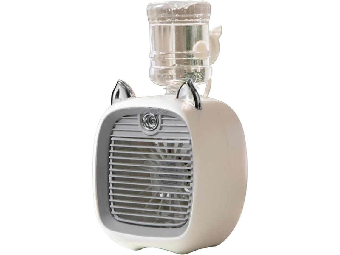 Ventilador De Escritorio Usb Ventilador Eléctrico Con Forma Orejas Gato Aire Acondicionado Rociador Niebla