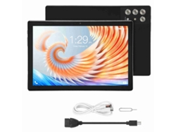 Tableta Android 12 de 10.1 pulgadas, 8 núcleos, 8 GB/256 GB, wifi 5G, color dorado y negro claro