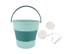 Lavadora Plegable Portátil Compacta Con Turbina, Ahorra Energía Y Agua Para Prendas Pequeñas.