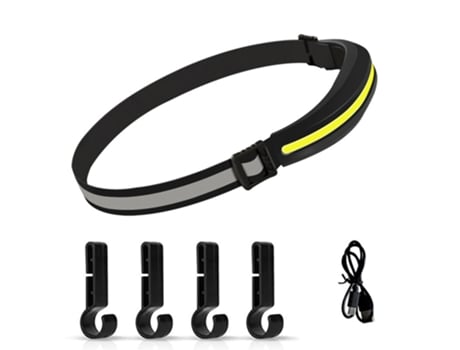 Linterna frontal LED Luz recargable USB-C, Linterna frontal ligera - Lámpara frontal ligera para acampar