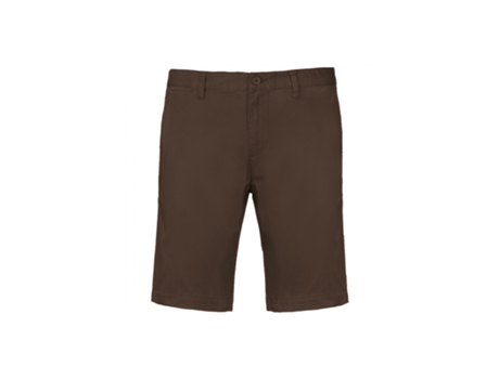 Pantalones Cortos KARIBAN Chino Marrón (52)
