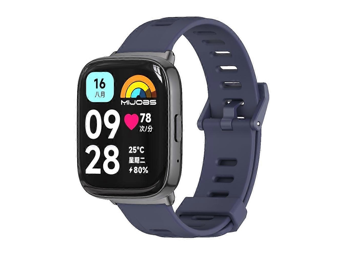 Correa de TPU transpirable con orificio plano de Mijobs para Redmi Watch 3 Lite / Watch 3 Active
