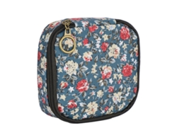 Pequeña Y Linda Bolsa De Cosméticos Impermeable, Organizador De Labiales Y Bolsa De Cambio Floral Vante