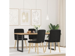 Maison Exclusive - Sillas De Comedor 4 Unidades Tela Negras