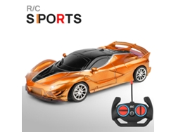 Coche RC 1/18 con luz LED, control remoto de 2,4 G, vehículo deportivo de alta velocidad para niños y niñas, Aeuzwr