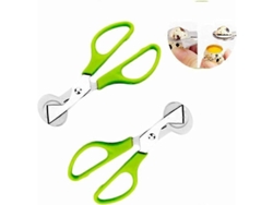 Tijeras para huevos de codorniz Rosewell, de acero inoxidable, para cortar huevos de codorniz y otros huevos (2 unidades)