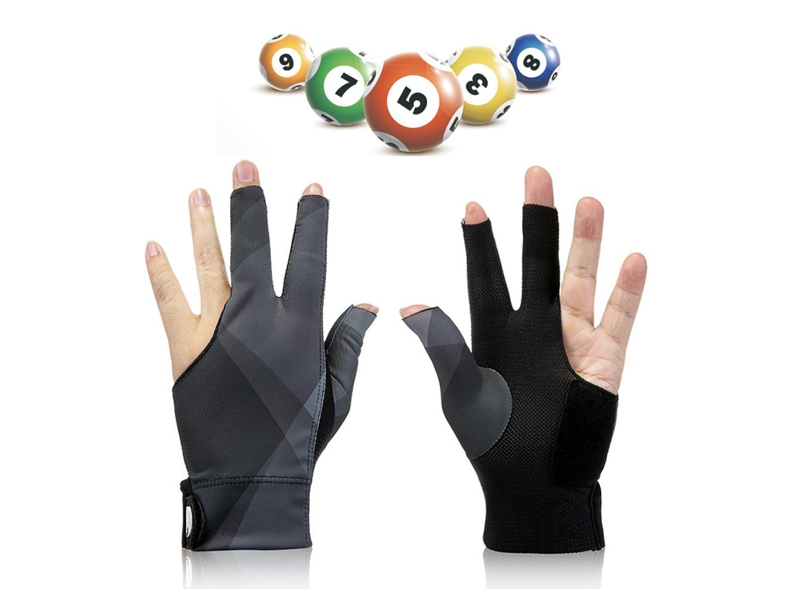 Guantes De Billar Antideslizantes Y Resistentes Al Desgaste De 3 Dedos Para La Mano Izquierda, Para Hombres Y Mujeres.