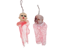 Decoración Colgante De Fantasmas De 2 Piezas Para Halloween, Para Decorar El Jardín. Incluye Una Pequeña Borla De