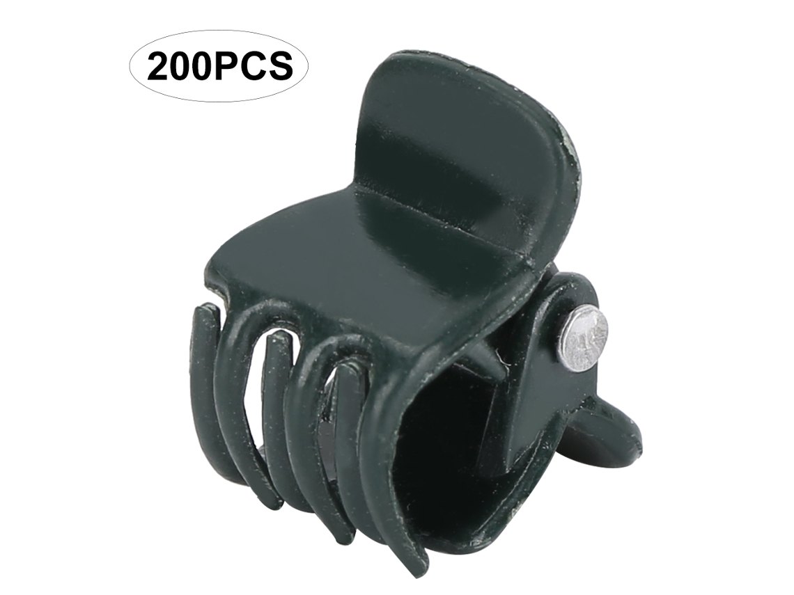 200 Pinzas De Soporte Para Plantas De 1,1 Cm, Clips De Fijación Para Herramientas De Jardinería, Orquídeas Y Horticultura.
