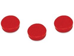 Conjunto de 10 Imanes BI-OFFICE (Rojo - 30mm)