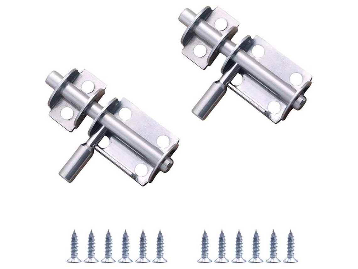 2 Clavos De Seguridad Antirrobo De Acero Inoxidable Para Puertas Correderas, Puertas De Madera, Baños, Etc.