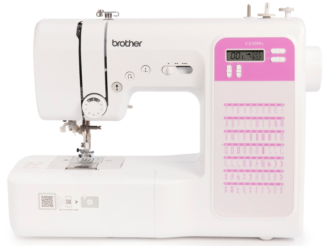 Máquina de coser electrónica BROTHER CX70 PES Patchwork Edition 70 puntadas