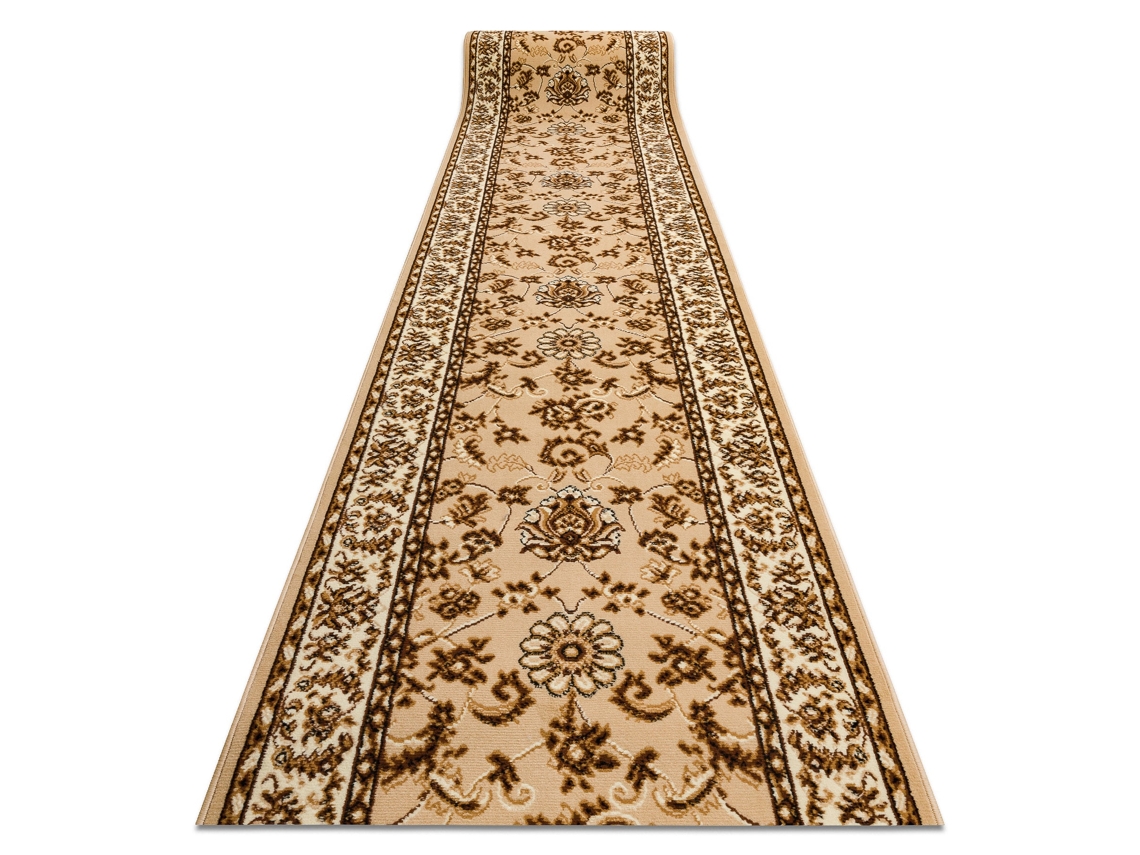 Alfombra de Pasillo Bcf Morad Klasyk Clásico Beige 60 cm