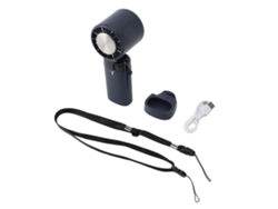 Ventilador portátil con tecnología de semiconductores, 3 velocidades, recargable.