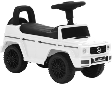 vidaXL Coche para niños Mercedes Benz G63 blanco