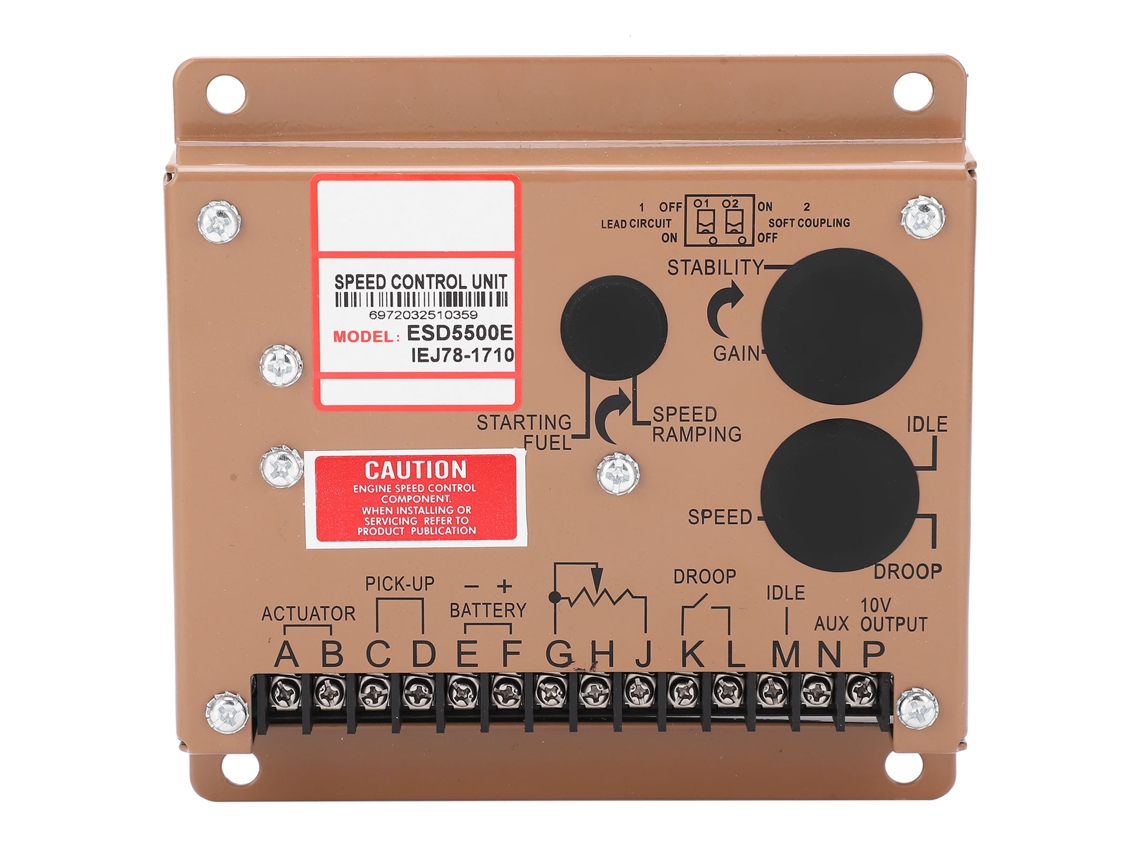 Regulador Electrónico De Velocidad Esd5500e Para Módulo De Control De Velocidad De Generador De 12v/24v (piezas Para Grupos Electrógenos)