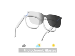 Gafas Inteligentes Con Ia, Traducción Multilingüe Y Altavoz Integrado. Montura Blanca Czhhmart