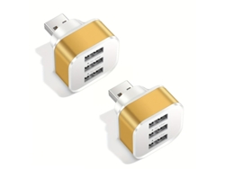 Juego De 2 Cables De Extensión Usb-c Para Portátiles Y Ordenadores De Sobremesa.