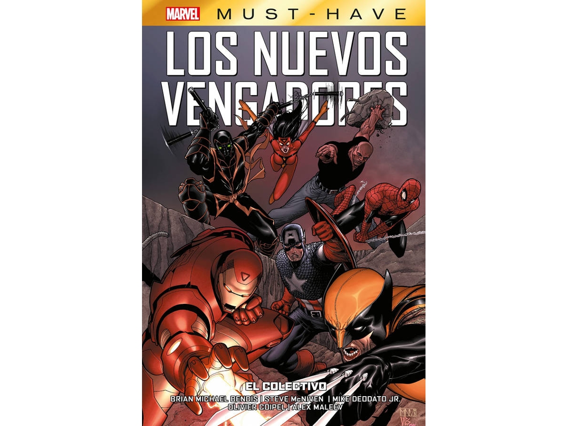 Libro Marvel Must Have Los Nuevos Vengadores. El Colectivo 4 de Brian M Bendis (Español)