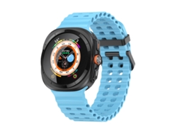 Correa de silicona con diseño oceánico para Samsung Galaxy Watch Ultra (47 mm) - Doble fila de orificios