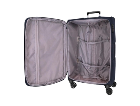 Mala De Viagem / Trolley Grande 77Cm 4R Exp Movom Atlanta Azul