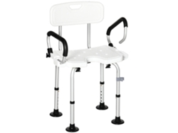 Silla De Ducha Con Brazos Ajustables Y Antideslizantes, Capacidad De 136 Kg.