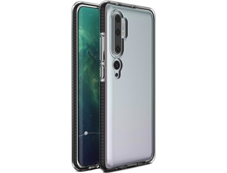 Carcasa Xiaomi Mi Note 10 Pro LMOBILE Transparente - Negro