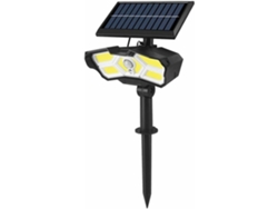 Linternas Solares Exteriores Superbrillantes Doble Sensor Movimiento 128 Luces Seguridad Cob Pared Jardín