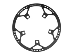 Pasta Protectora Resistente Al Desgaste Para Engranajes De Bicicleta, Aleación De Aluminio, Cnc, 53d, Redonda, Negra