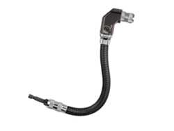 Varilla Flexible Para Taladro Eléctrico, Varilla De Extensión 310mm, Cabeza Angular Universal, Color Plata