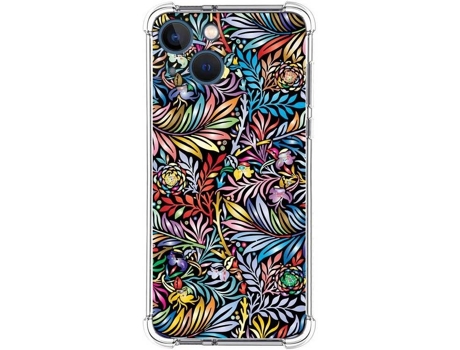 Carcasa iPhone 13 Mini (5.4) TUMUNDOSMARTPHONE Dibujos Antigolpes Flores 04 Multicolor