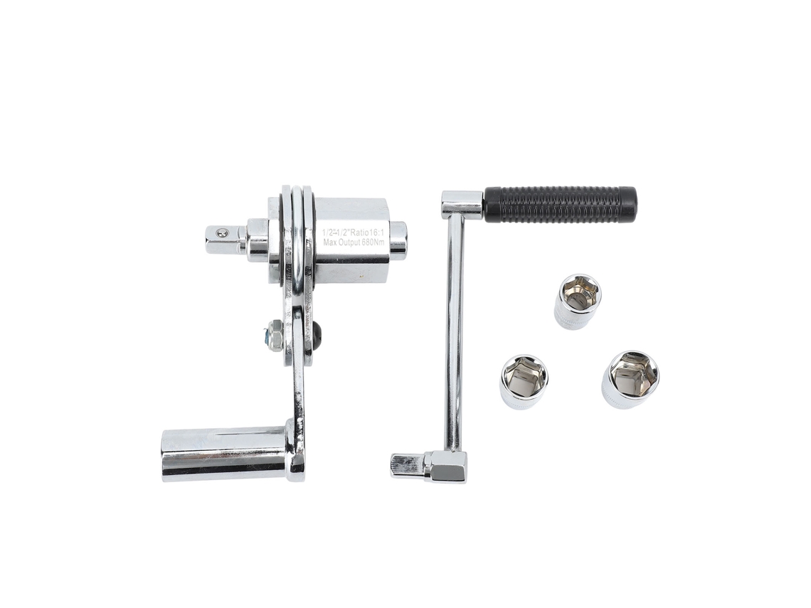 Llave multiplicadora de torque para aflojar pernos y quitar tuercas