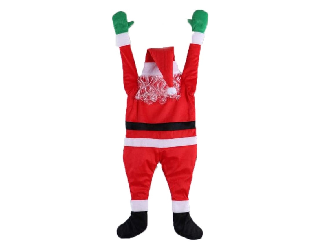 Decoración De Franela De Papá Noel Para Pared De Escalada*