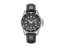 Reloj de pulsera Cagarny 6863, modelo de moda, resistente al agua, con movimiento de cuarzo y correa de cuero.