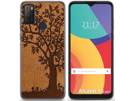 Carcasa Alcatel 1S 2021 / 3L 2021 TUMUNDOSMARTPHONE Cuero 03 Multicolor