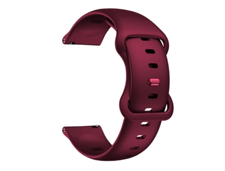 Correa de Silicona 22mm para Huawei Watch 3/3 Pro/Samsung Amazfit Watch - vino tinto