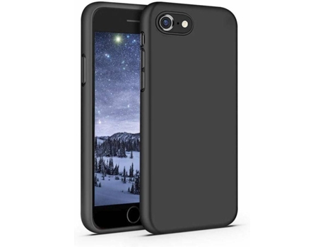 Carcasa iPhone 7«8«Se Inf Silicona Negro