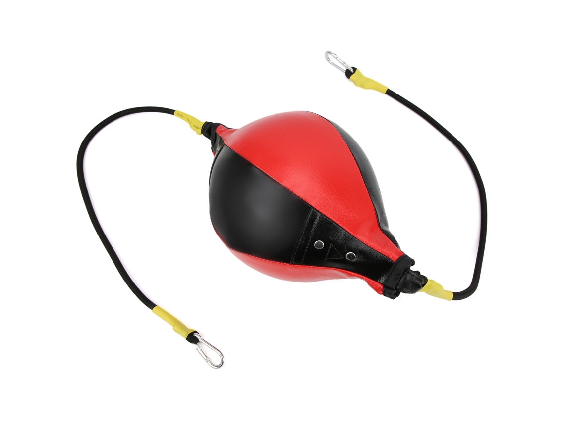 Balón De Boxeo Suspendido Para Entrenamiento, Elasticidad Y Respuesta, Equipo Deportivo, Color Negro Y Rojo.