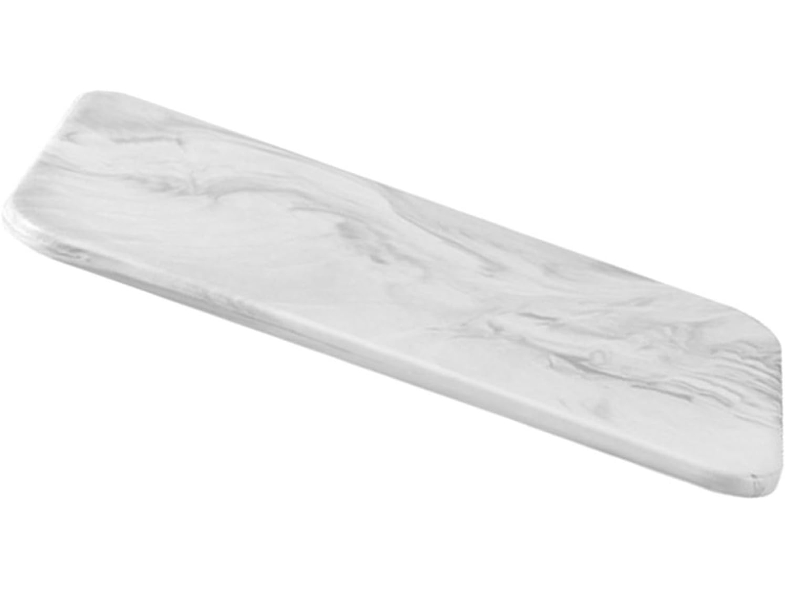 Tabla De Cortar Multifuncional Pequeña Con Efecto Mármol En Cerámica Resistente A Las Manchas.
