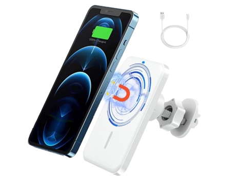 Cargador Carro Sem Carregamento para iPhone 12 YIZHOOD Blanco