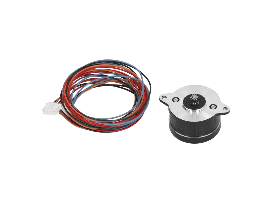 Motor paso a paso para extrusor de impresora 3D, acero magnético, resistente al calor, aislamiento clase H, 2,4 V
