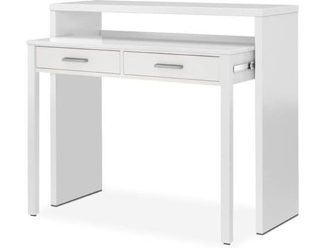Escritorio HABITDESIGN Bureau (Blanco Artik - Melamina - 87,5 x 98,5 x 66 cm)