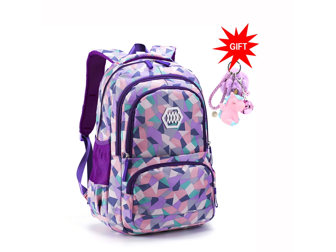 Mochila Escolar Grande para Niña Mochila Infantil Estampada para Escuela Primaria SIURN