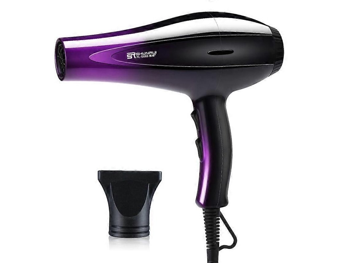 Secador de pelo potente 8 en 1, portátil, eléctrico, 3200 W, con funciones de aire caliente y frío, ideal para salones de belleza y uso doméstico. Enchufe